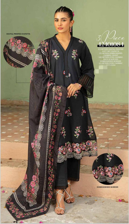 NISHAT EMBROIDERED LAWN