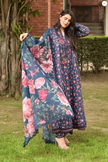 IZNIK DL-09 PRINTED LAWN