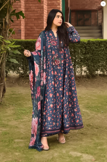 IZNIK DL-09 PRINTED LAWN