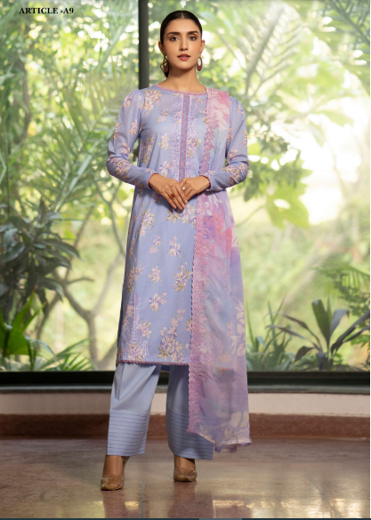 MISHAAL EMBROIDERED LAWN