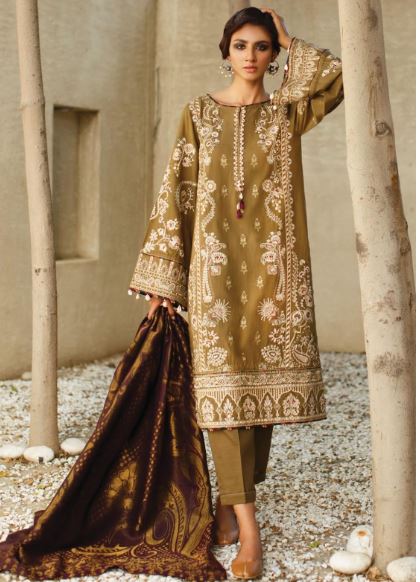 Baroque Embroidered KHADDAR 10-SYCAMORA