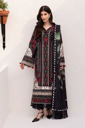 BAROQUE EMBROIDERED LAWN EL-D01 UNSTITCHED