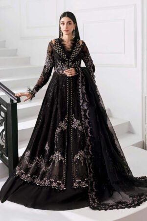 MARIA.B. 3 Piece Unstitched Embroidered Organza Suit | BD-3004