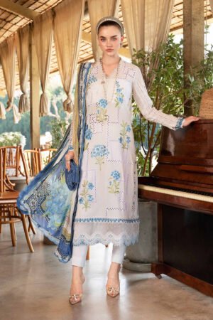 MARIA. B. 3 Piece Unstitched Printed Lawn Suit | MPT-2501-A