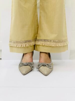 BRANDS GALLERIA EMBROIDERED STITCHED TROUSER
