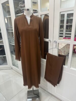 BRANDS GALLERIA GEORGETTE STITCHED DRESS