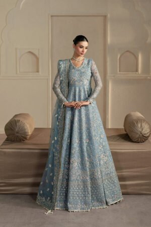 AYZEL FURSAT EMBROIDERED ORGANZA FRONT & BACK BODY