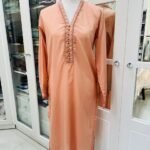 Agha Noor 1-piece lawn stitched shirt in medium size – stylish Pakistani lawn outfit for women in UAE