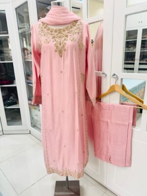AGHA NOOR 3-PIECE EMBROIDERED COTTON NET STITCHED COLLECTION