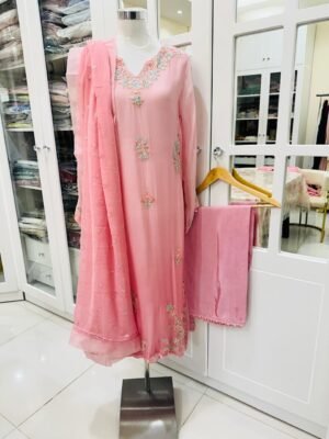 AGHA NOOR 3-PIECE EMBROIDERED CHIFFON STITCHED COLLECTION
