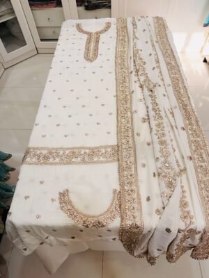 BRANDS GALLERIA EXCLUSIVE THREE PIECE SILK GOTTA DRESS