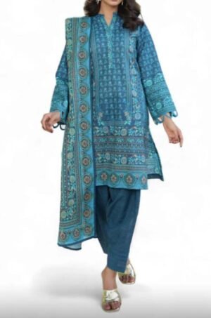 GUL AHMAD 3-PIECE UNSTITCHED KHADDAR