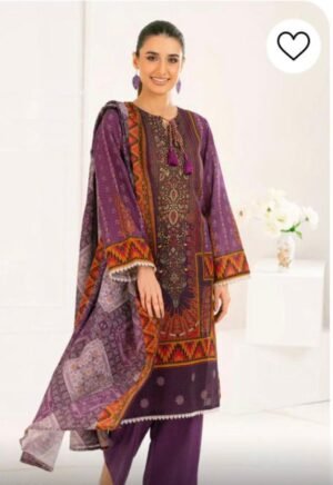 GUL AHMAD 3-PIECE UNSTITCHED KHADDAR
