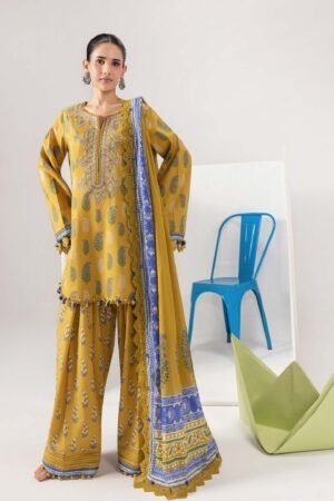 MARIA. B. MBASIC 3 Pc Unstitched Embroidered Lawn Suit 05B