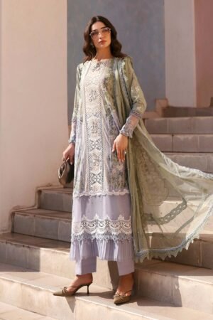MARIA. B. 3 Piece Unstitched Embroidered Lawn Suit