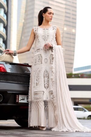 MARIA. B. 3 Piece Unstitched Embroidered Lawn Suit