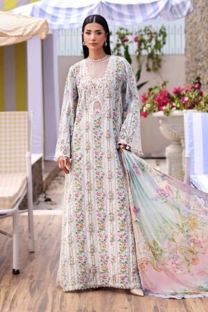 MARIA. B.  3 Piece Unstitched Lawn Suit MPT-3010-B