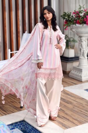 MARIA. B.  3 Piece Unstitched Lawn Suit MPT-3002-A