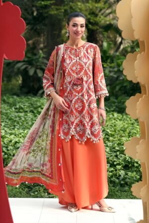 MARIA. B.  3 Piece Unstitched Lawn Suit MPT-3003-A