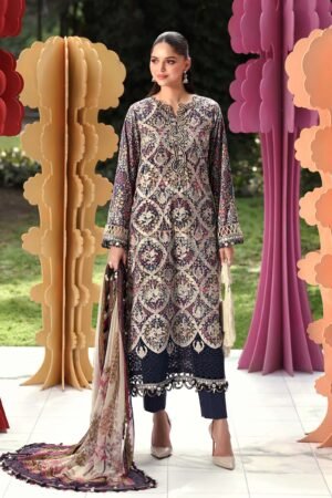MARIA. B.  3 Piece Unstitched Lawn Suit MPT-3003-B